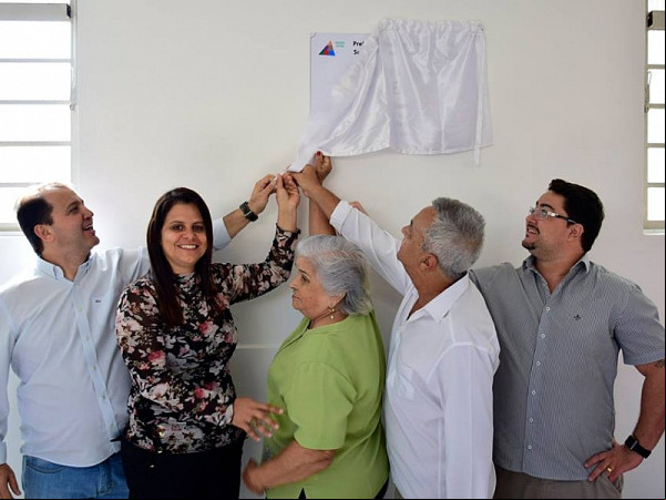 Prefeito, Secretario de Saúde . Foto: ASCOM